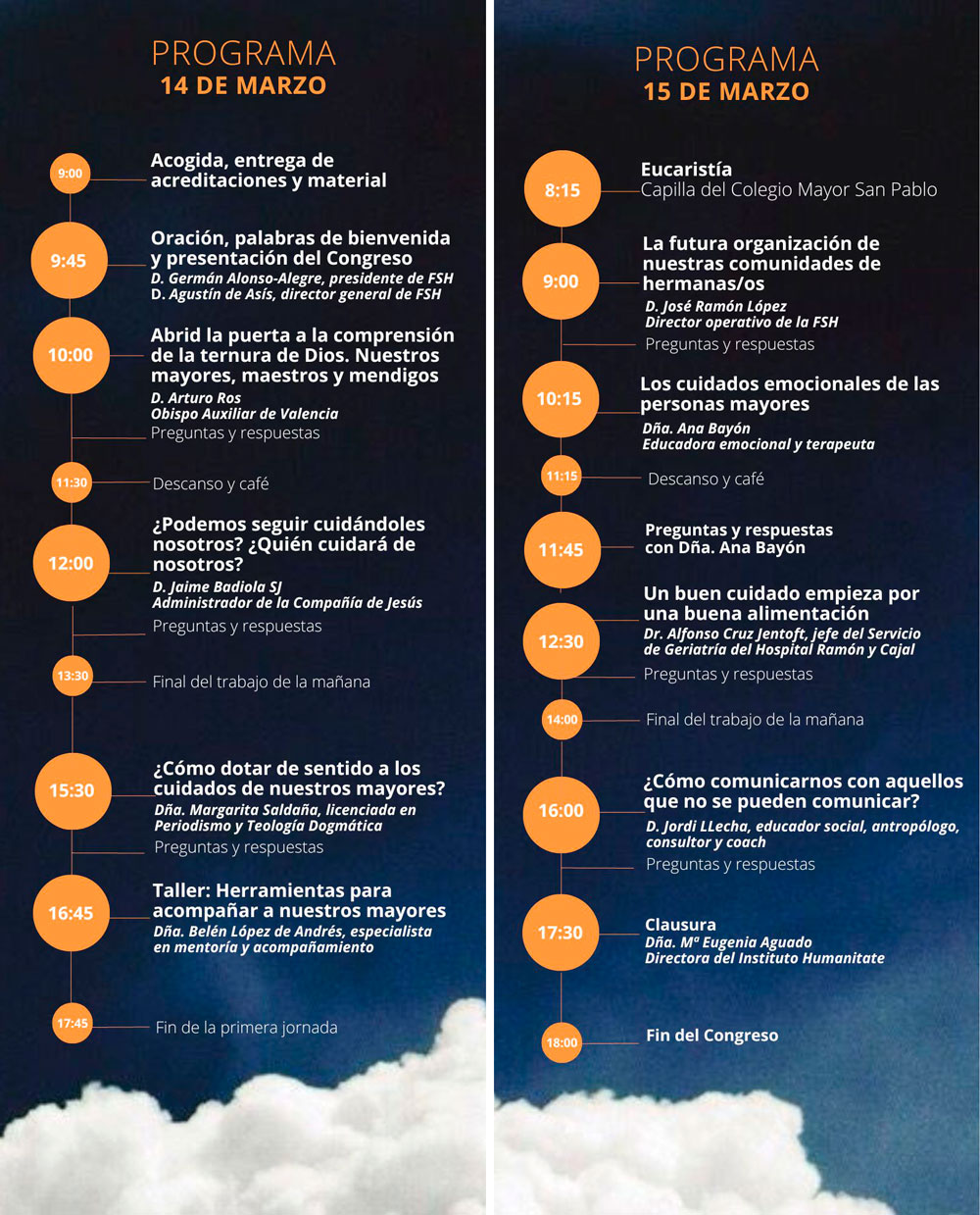 Programa del 3 Congreso Humanitate
