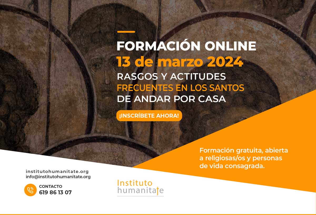 Rasgos y actitudes frecuentes en los santos de andar por casa. Convocatoria gratuita